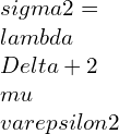 \\sigma 2=\\lambda \\Delta +2\\mu \\varepsilon2