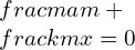 \frac{ma}{m}+ \frac{k}{m}x=0