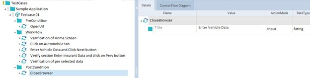 Create Tosca Test Cases - Step8