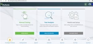 Perfecto Selenium Integration - Access Perfecto Cloud