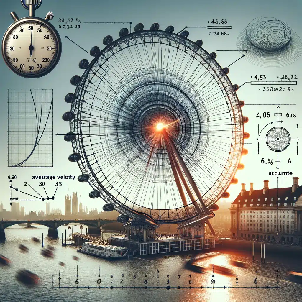 average velocity illustration in circular motion