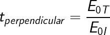 perpendicular polarization