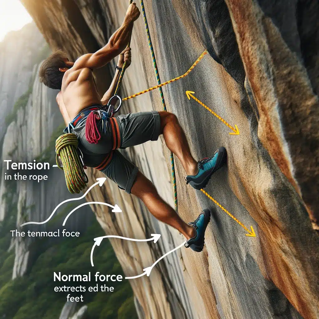 normal force with tension