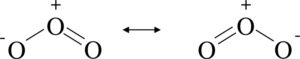 Ozone resonance structures