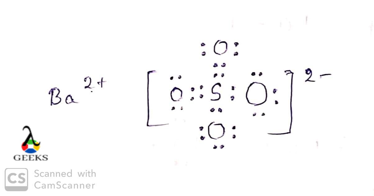 Barium Lewis Dot Structure Drawing Several Compounds And Detailed Explanations Lambda Geeks 7408