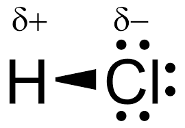 Covalent structure of HCl