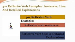 reflexive verb examples