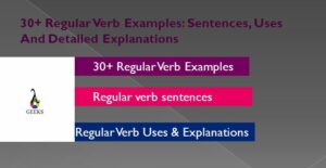 regular verb examples