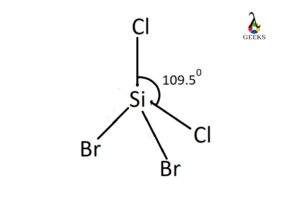 SiCl2Br2 shape