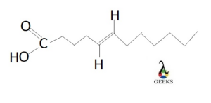 trans fatty acid structure