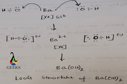 ba(oh)2 lewis structure