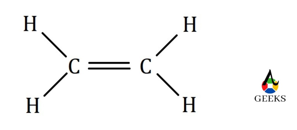 Lewis structure of Ethelyne GEEK 1