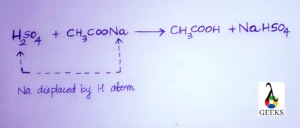 h2so4 + ch3coona