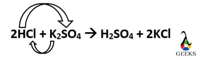 HCl K2SO4 reaction