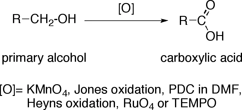 Alcohol to acid