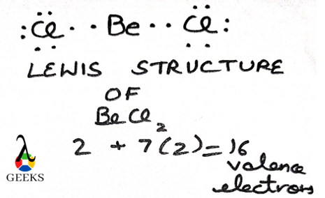 Becl2 lewis structure