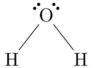 H2O Lewis structure jpeg 300x221 1