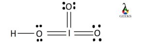 HIO3 Lewis structure 300x112 1