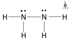 N2H4 Lewis Structure 300x179 1