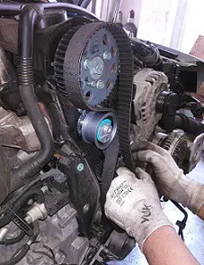 Replacing a timing belt