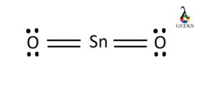 SnO2 Lewis structure 300x127 1