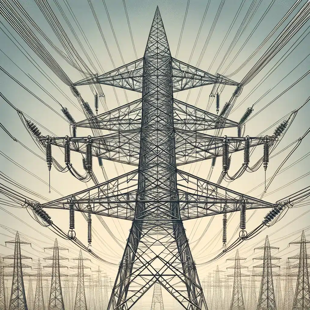 Transmission lines tower