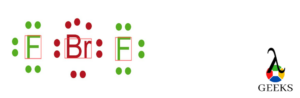 lewis structure of BrF2 300x98 1