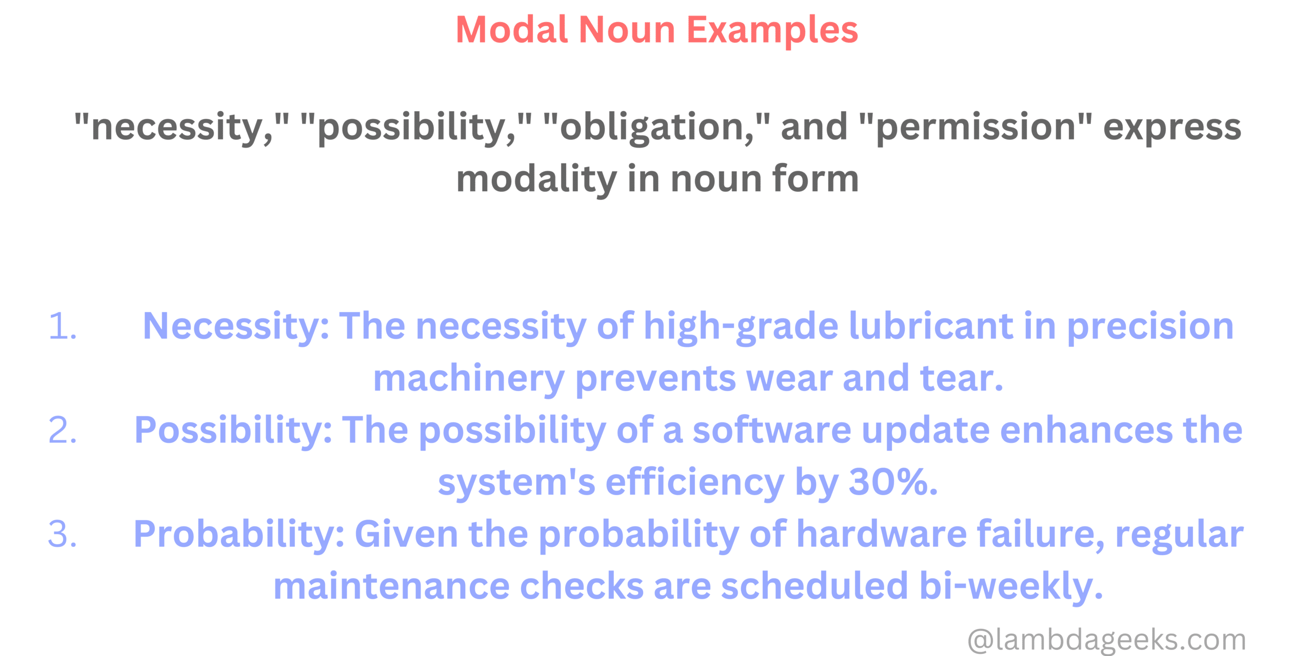 modal noun examples