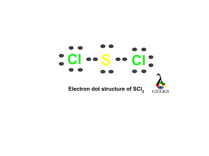 SCl2 Electron Dot Lewis Structure