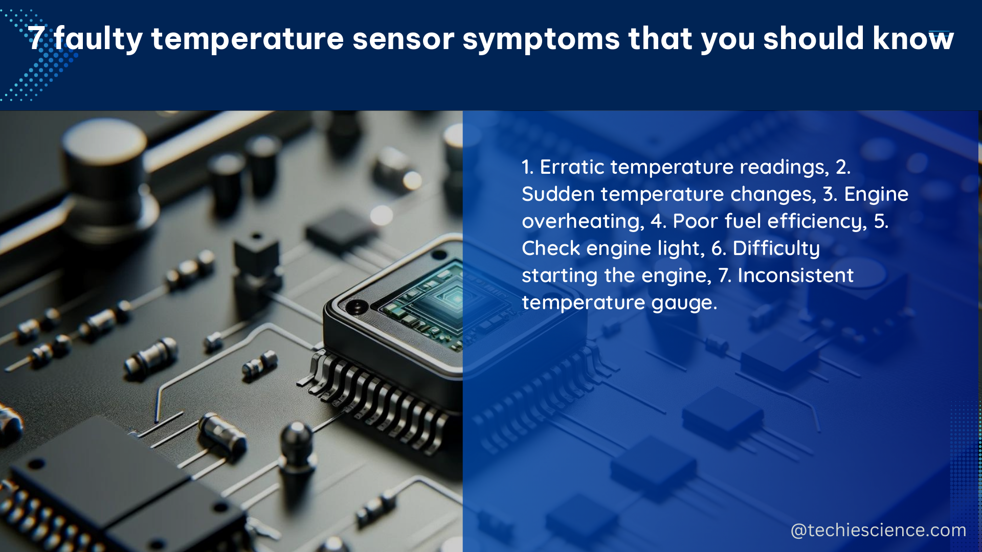 7 faulty temperature sensor symptoms that you should know