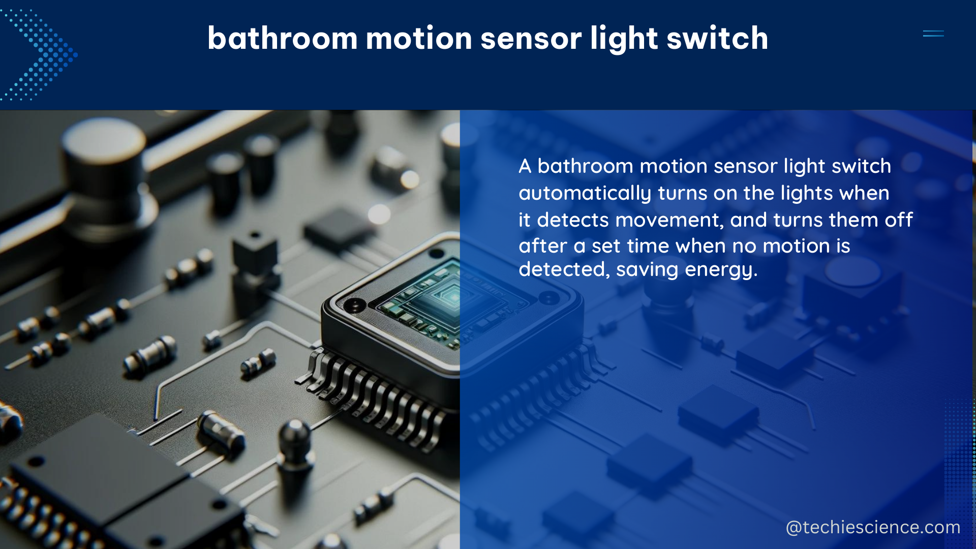 bathroom motion sensor light switch