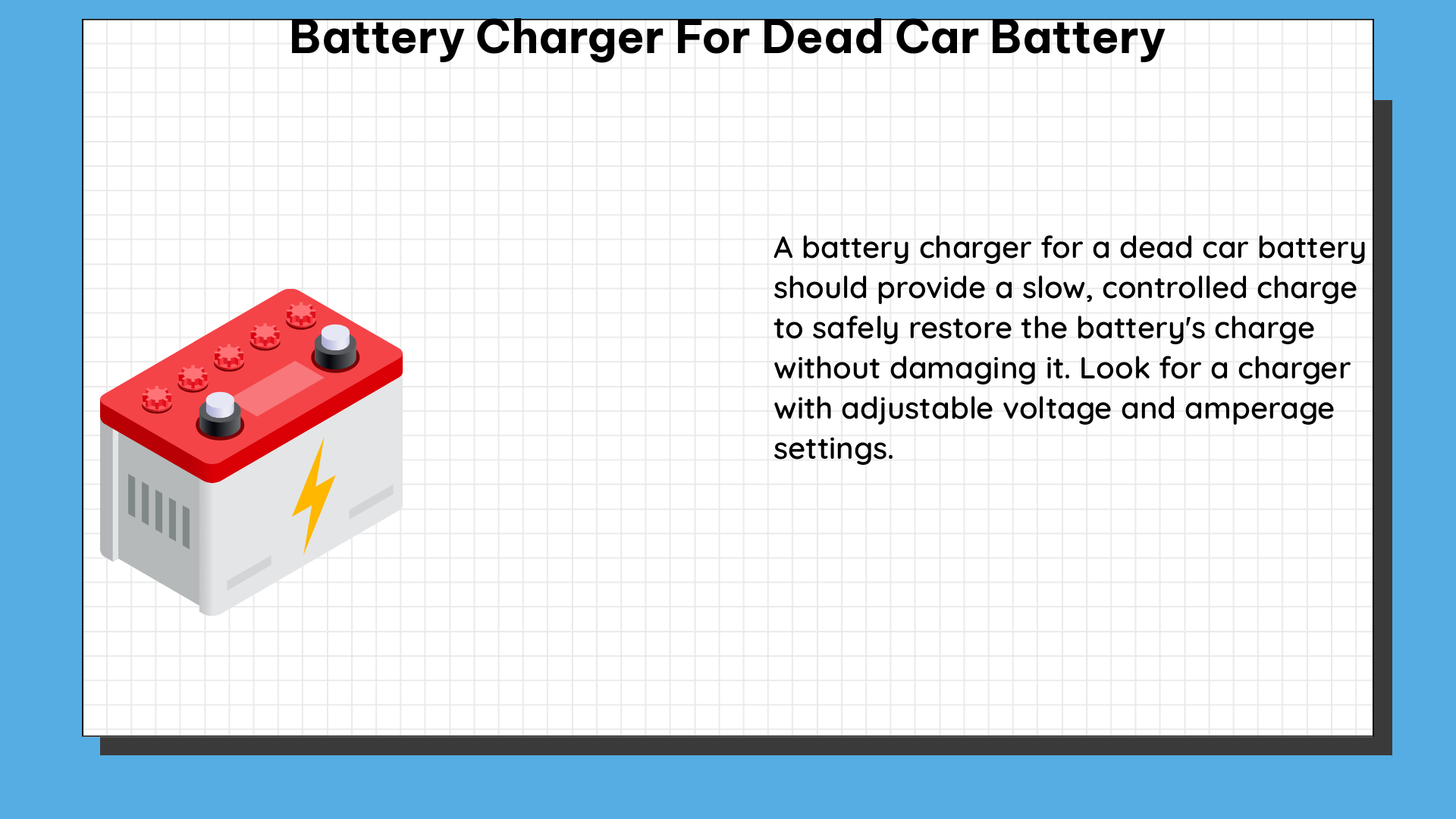 battery charger for dead car battery