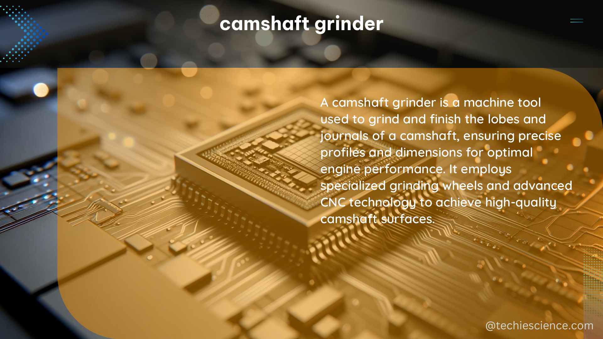 camshaft grinder