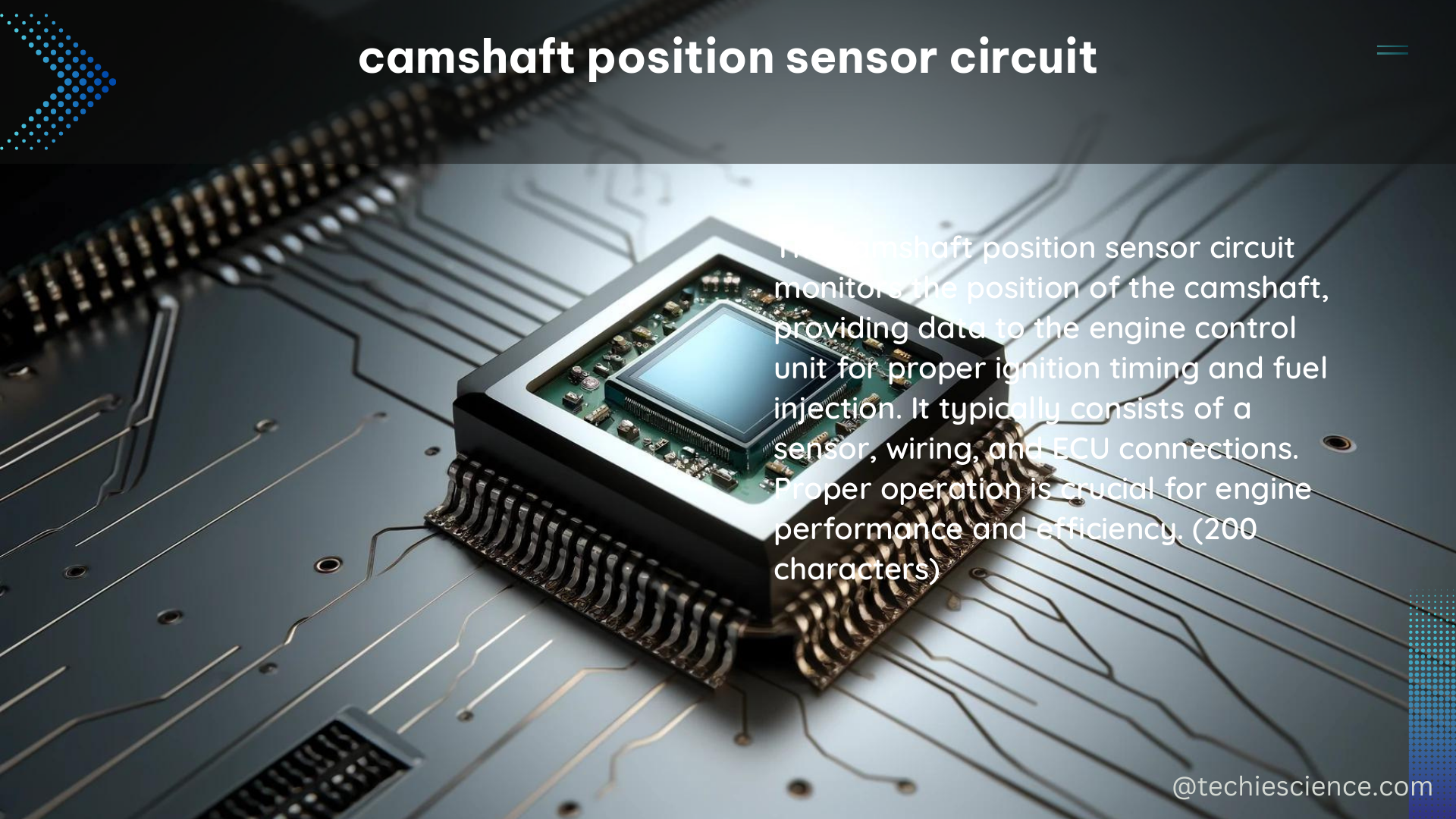 camshaft position sensor circuit