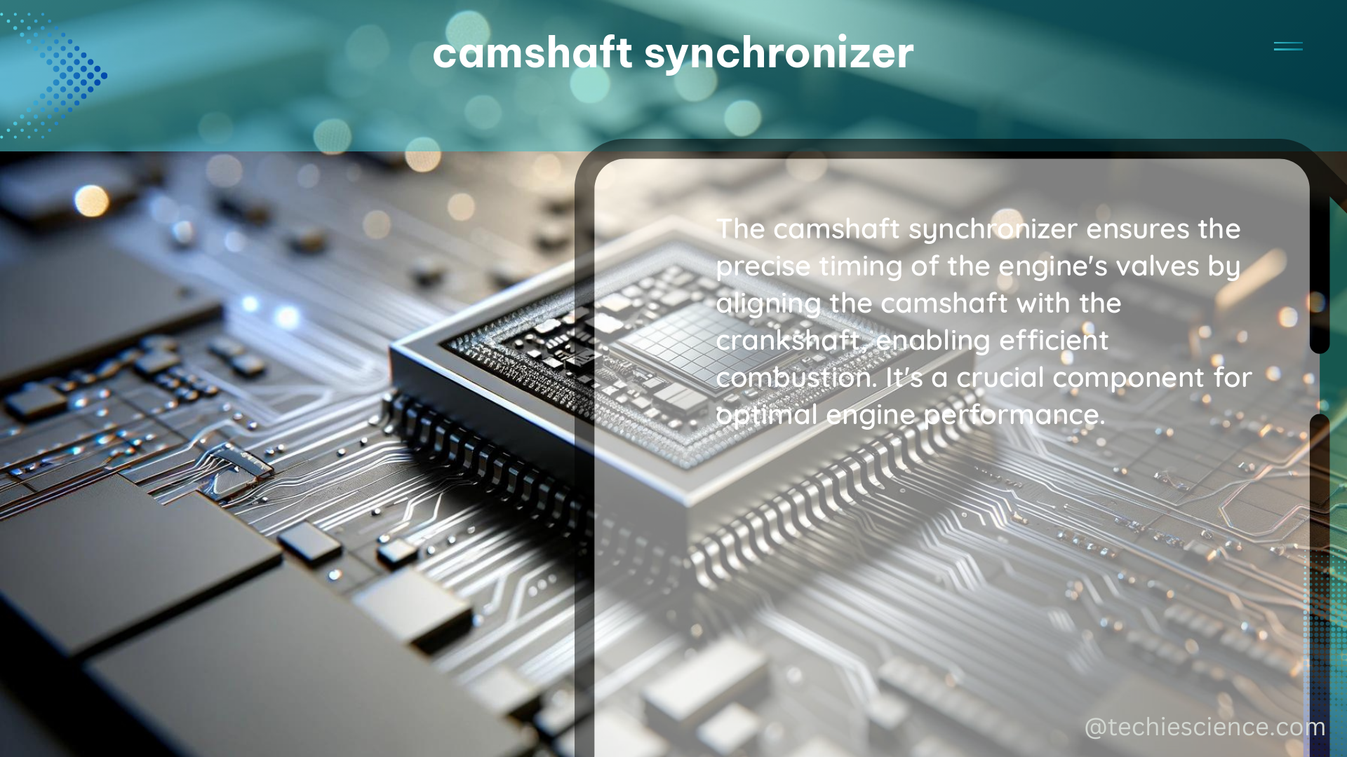 camshaft synchronizer