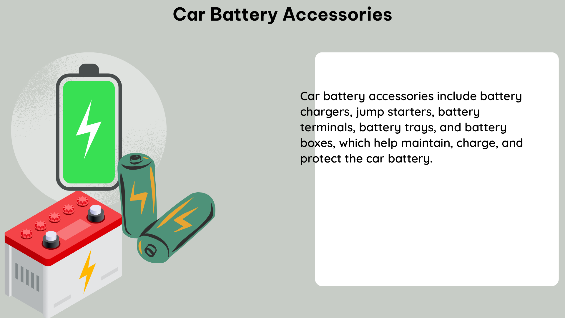 car battery accessories