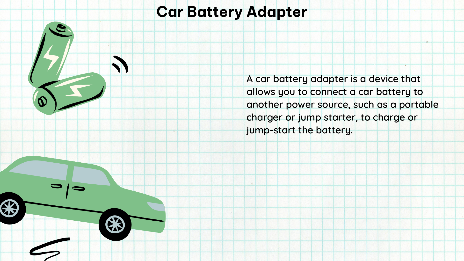 car battery adapter