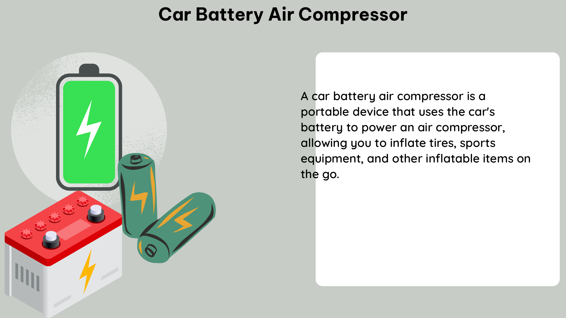 car battery air compressor