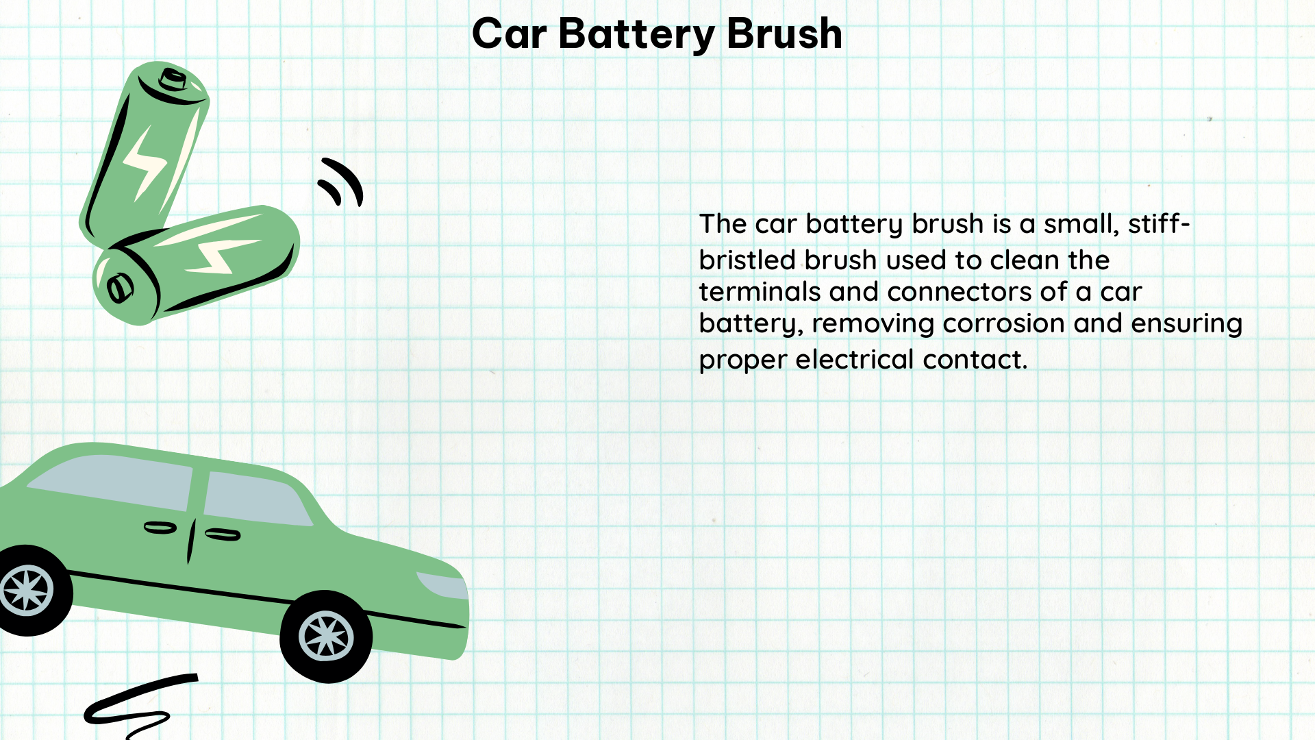 car battery brush