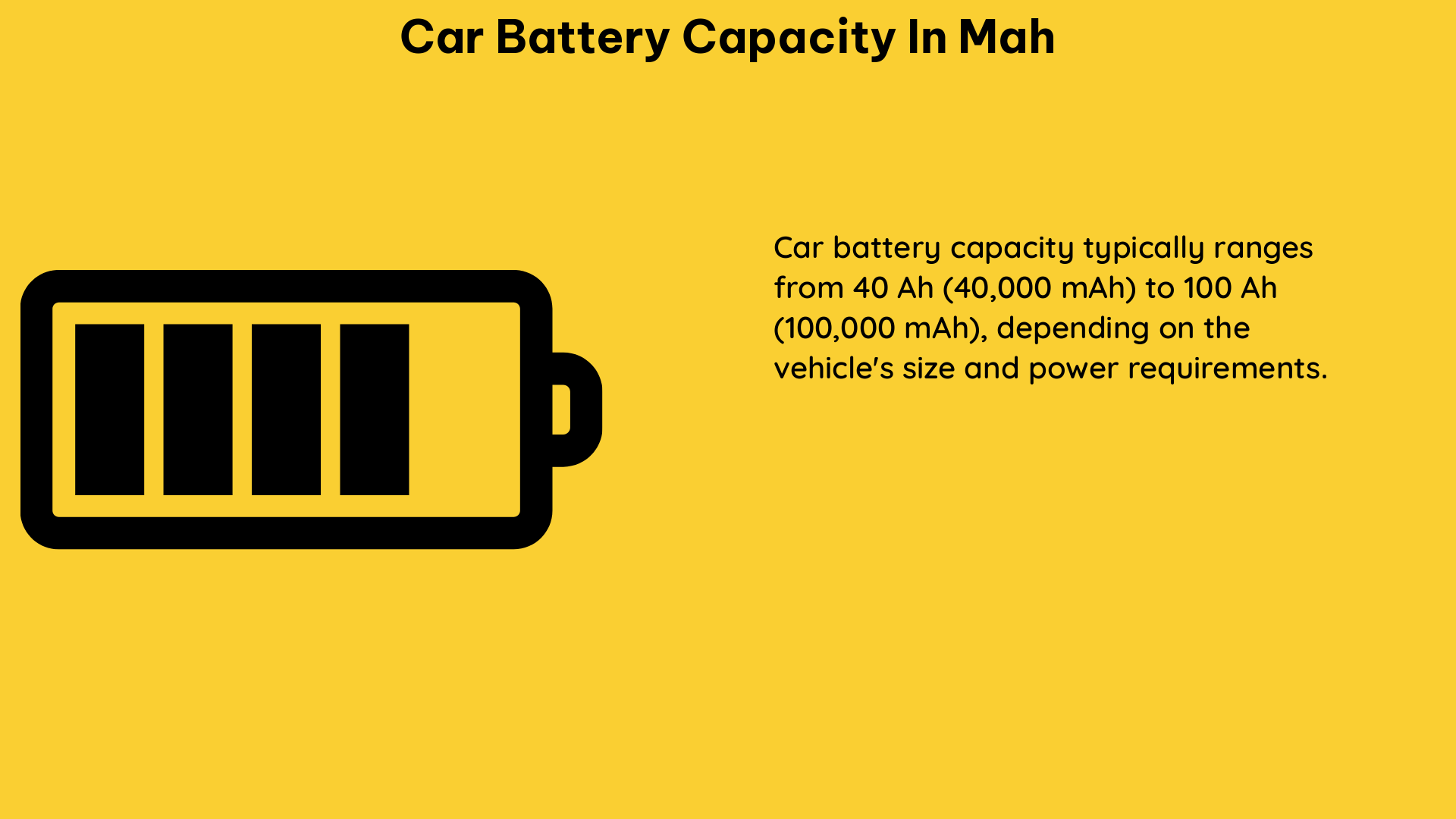 car battery capacity in mah