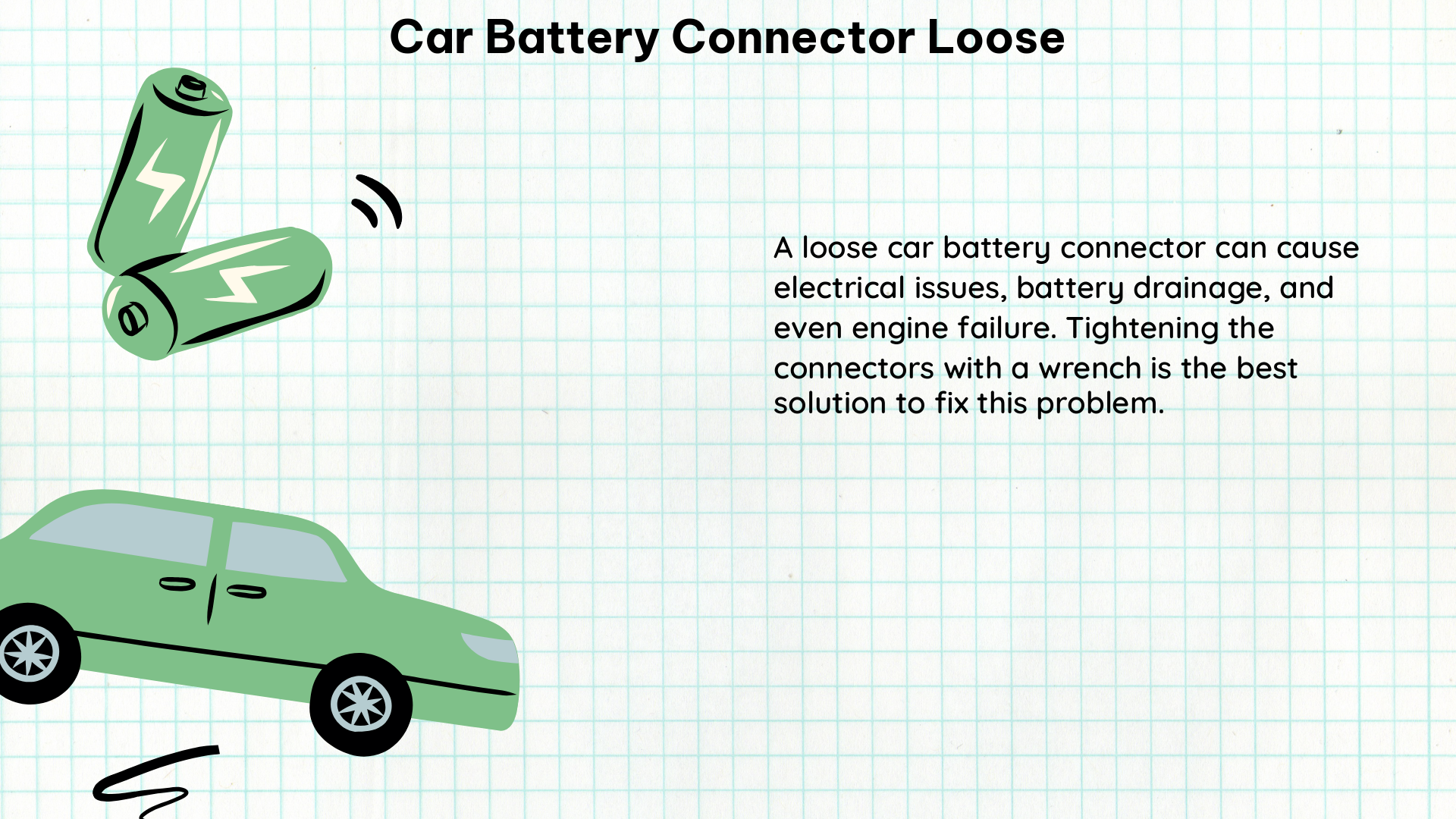 car battery connector loose