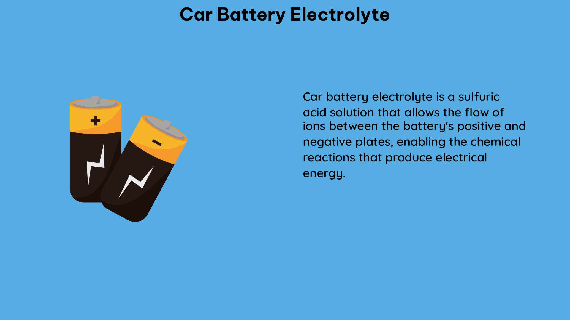 car battery electrolyte