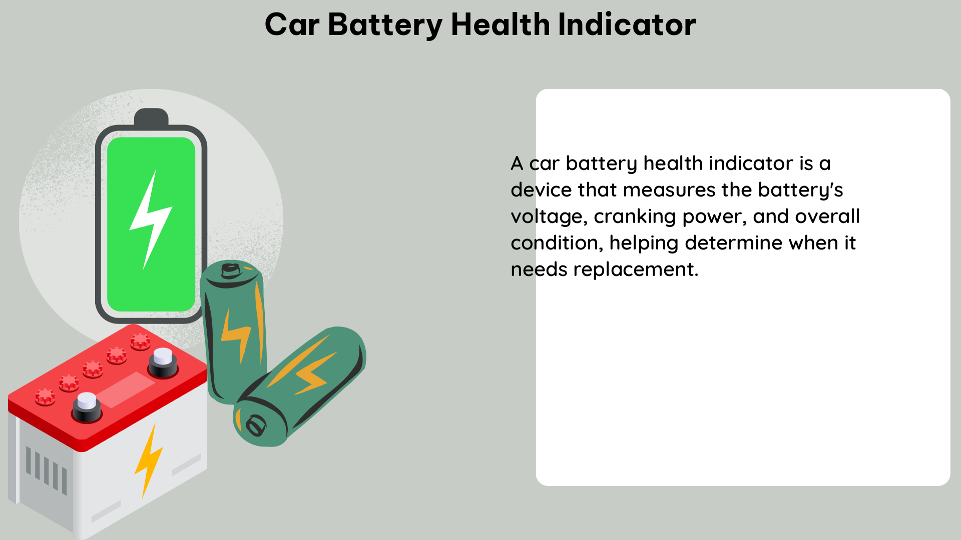 car battery health indicator