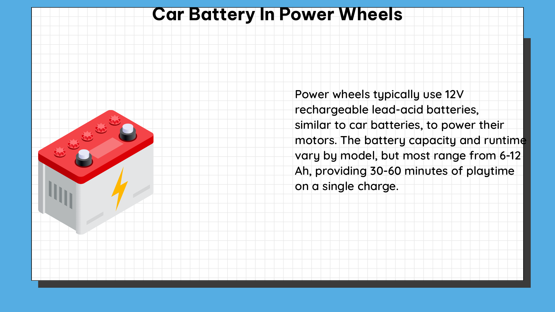 car battery in power wheels