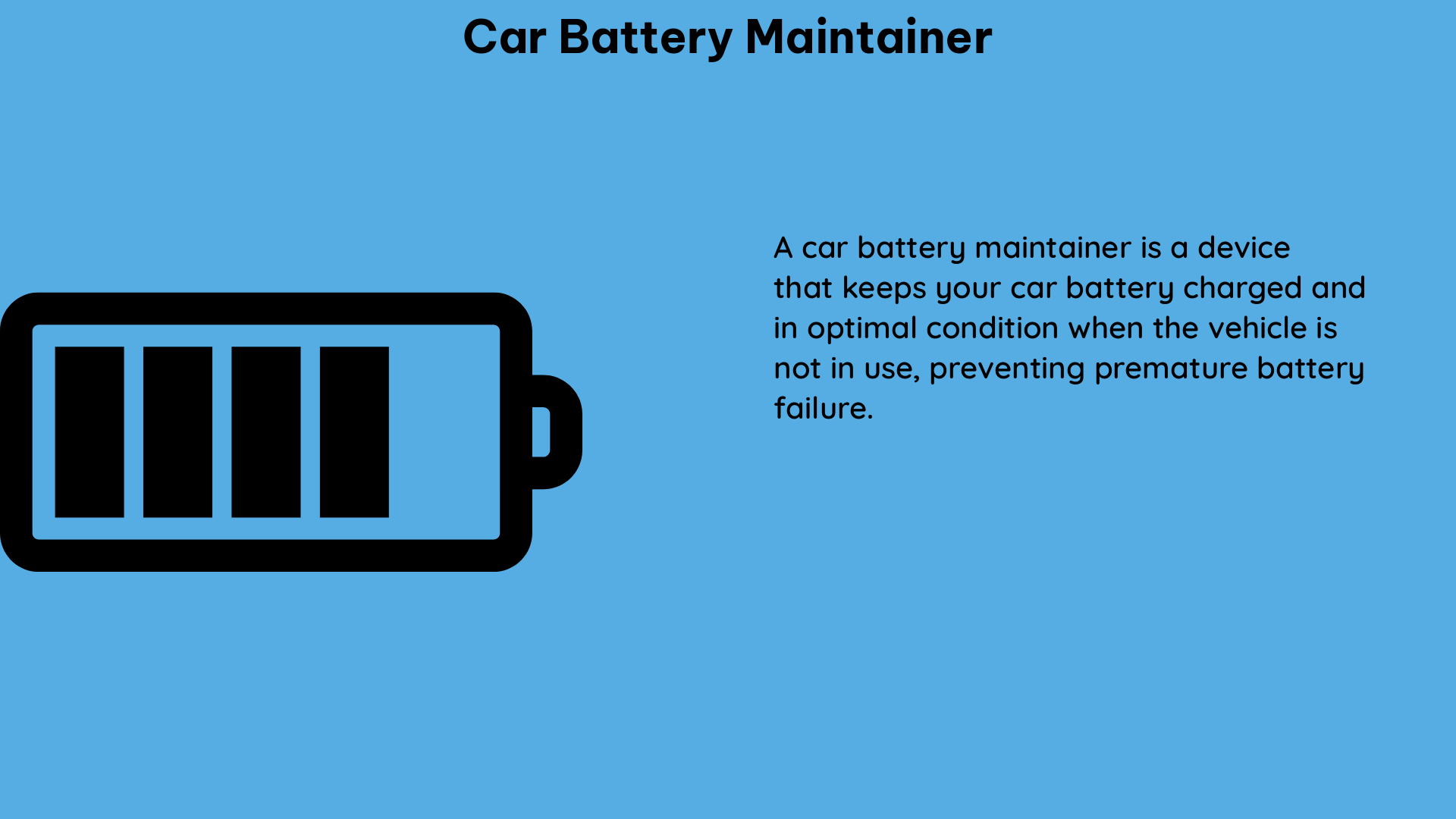 car battery maintainer