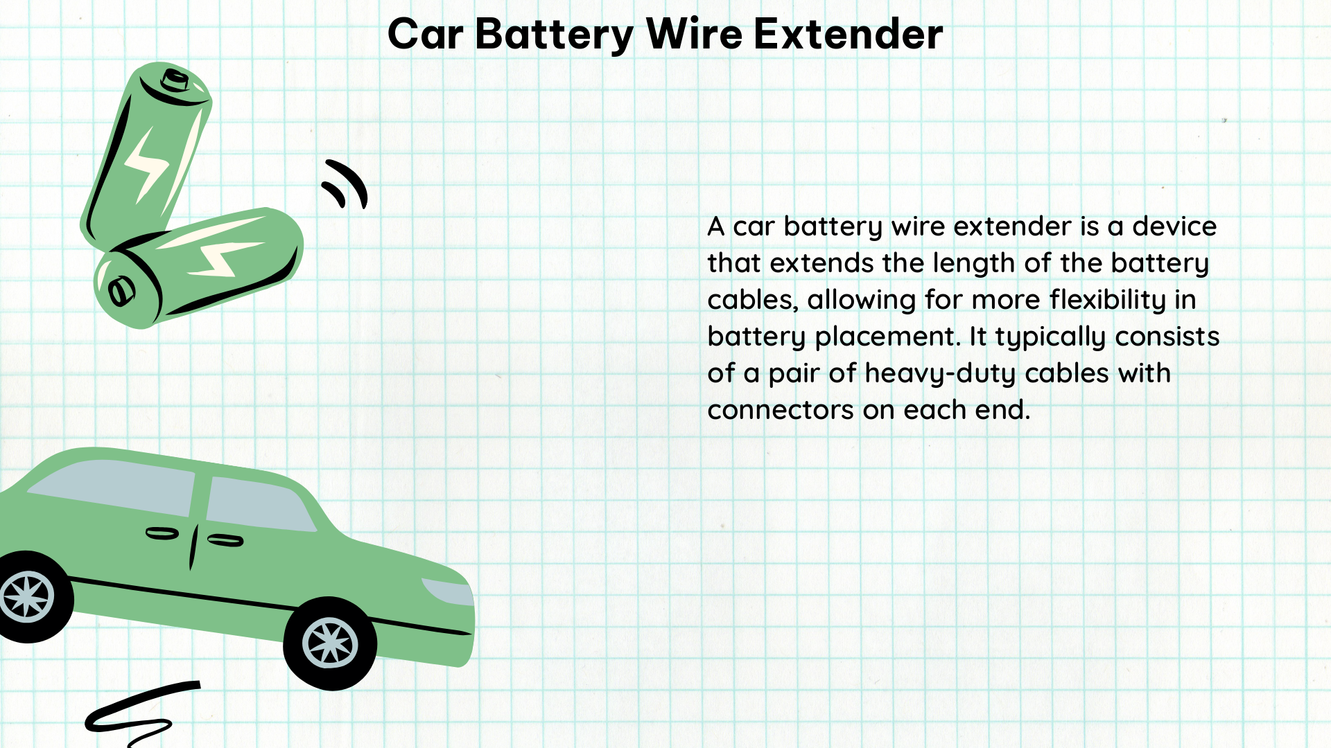 car battery wire extender