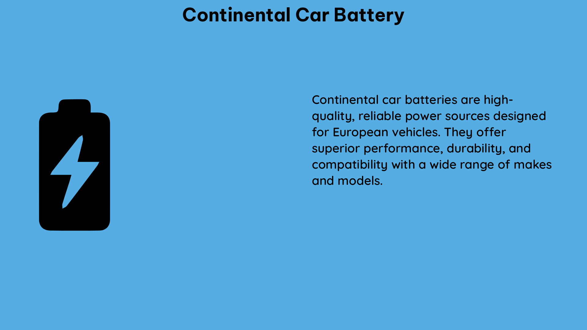 continental car battery