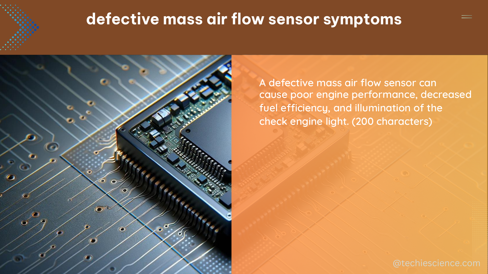 defective mass air flow sensor symptoms