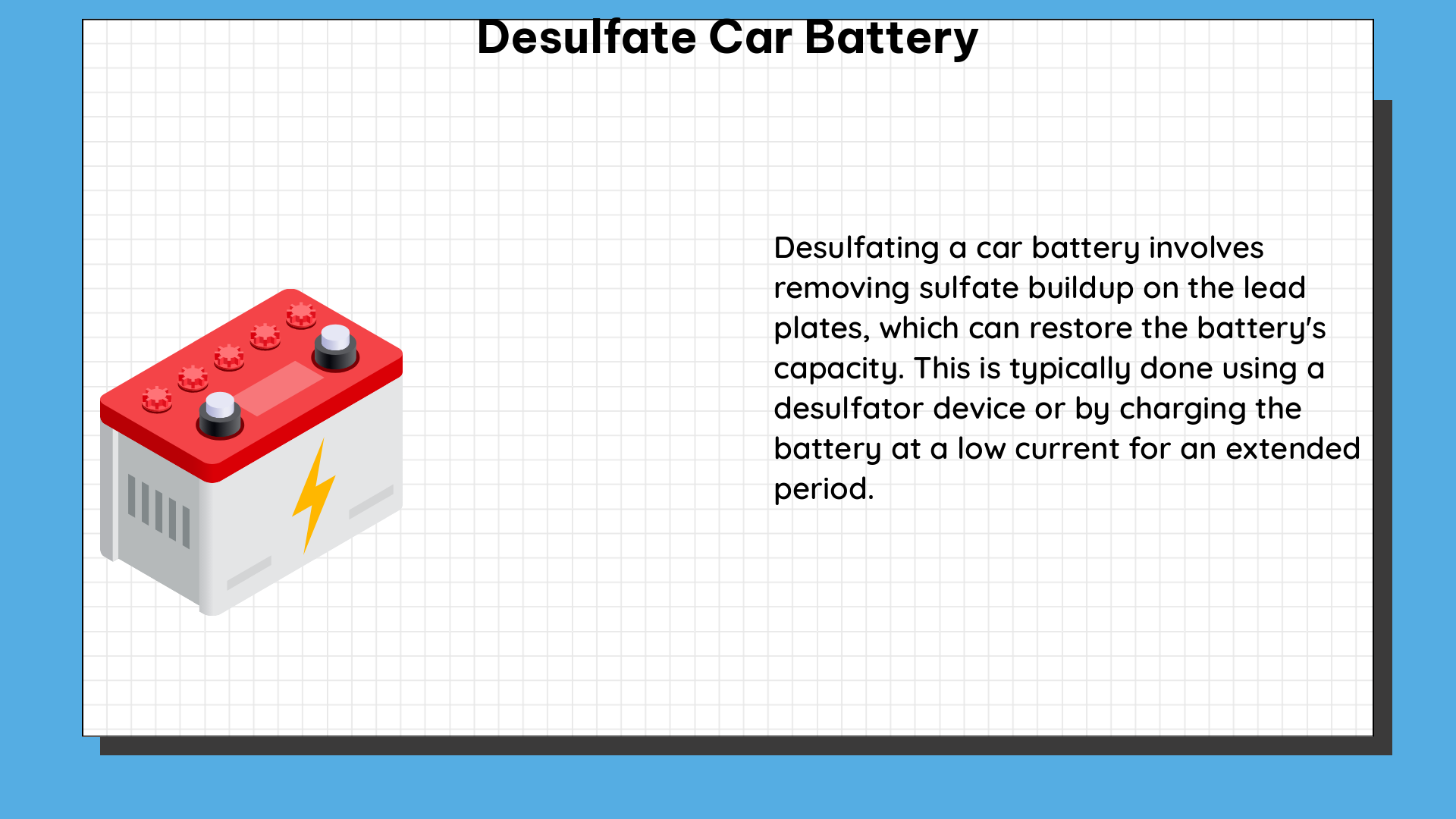 desulfate car battery