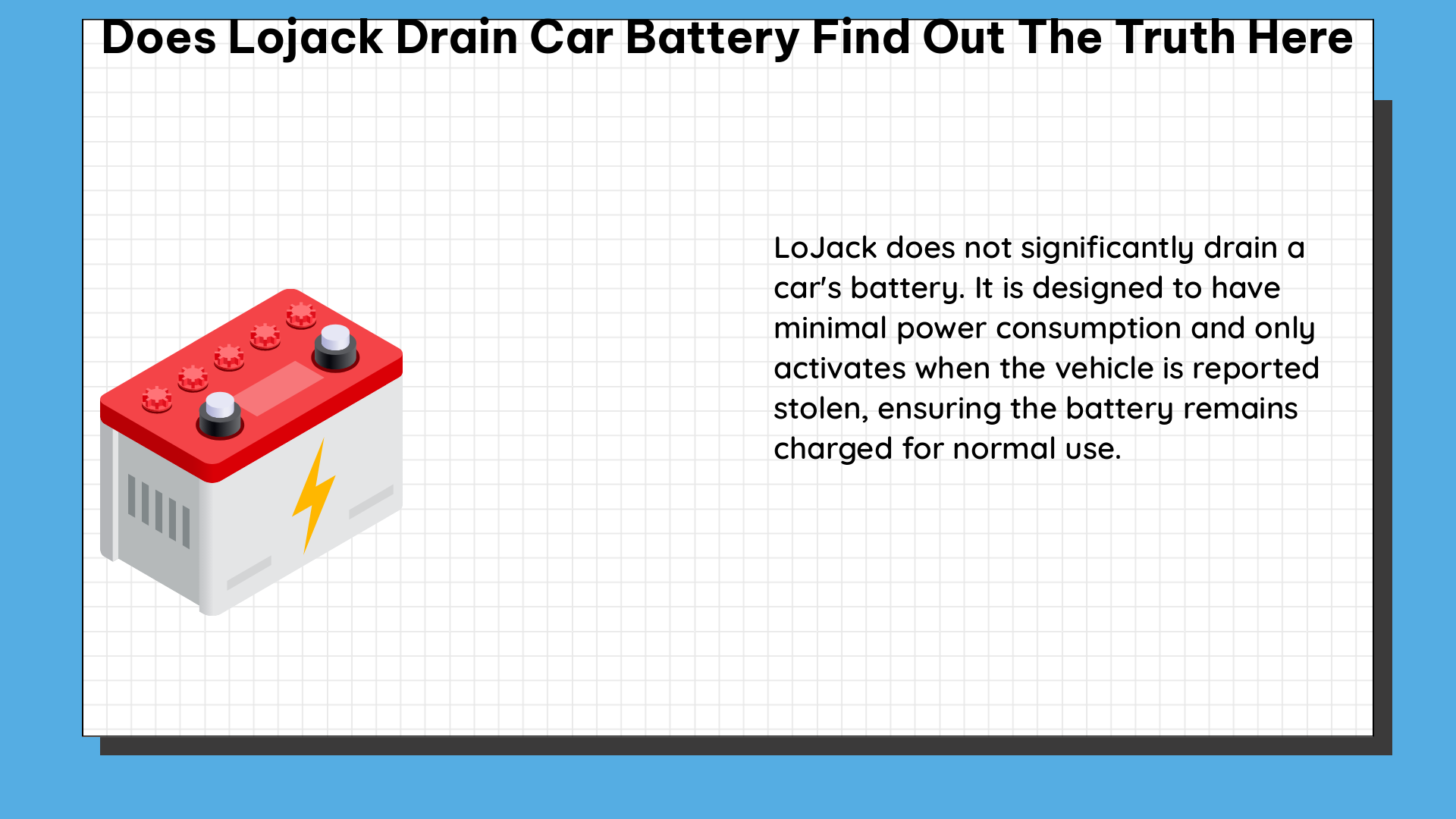 does lojack drain car battery find out the truth here